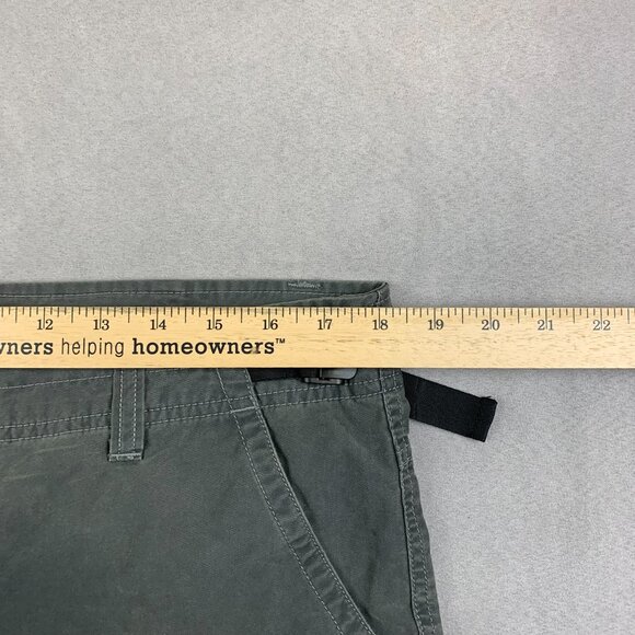 Kuhl Mens Shorts Large Gray Cargo Vintage Patina Dye Cotton Nylon Outdoor Hiking - Picture 11 of 15